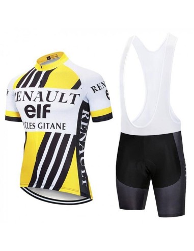 Equipación corta con tirante Renault para ciclistas que buscan comodidad