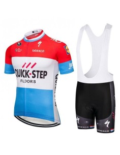 Equipación corta Quick Step: comodidad y estilo para ciclistas