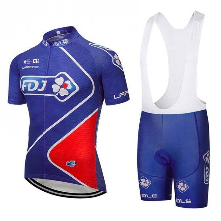 Equipación corta de ciclismo FDJ: comodidad y estilo para tus rutas