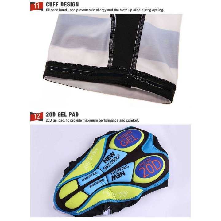 Equipación corta de ciclismo Vital: comodidad y estilo al mejor precio