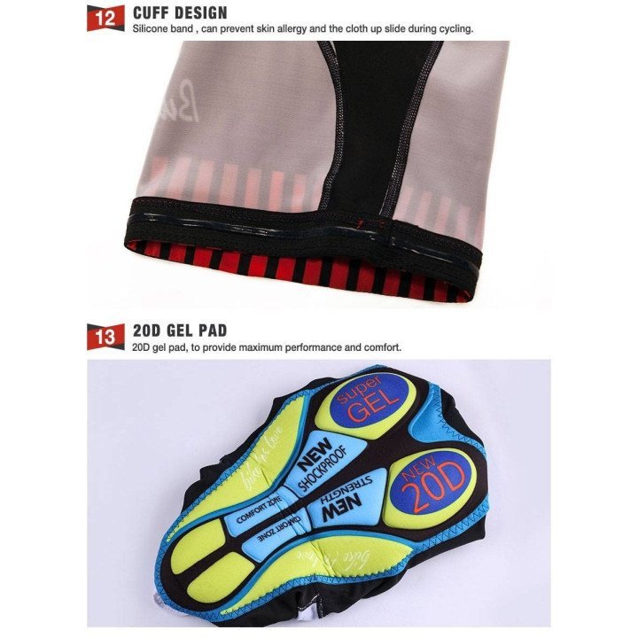 Equipación corta de ciclismo Burges al mejor precio