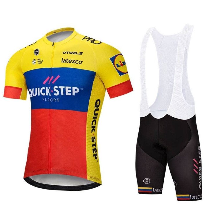 Equipación corta de ciclismo Quick Step a buen precio