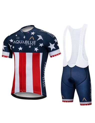 Equipación corta AQUABLUE para ciclismo, ¡cómprala al mejor precio!