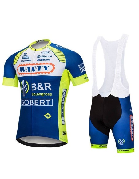 Equipación corta de ciclismo Wanty 2023 a buen precio