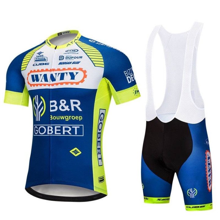 Equipación corta de ciclismo Wanty 2023 a buen precio