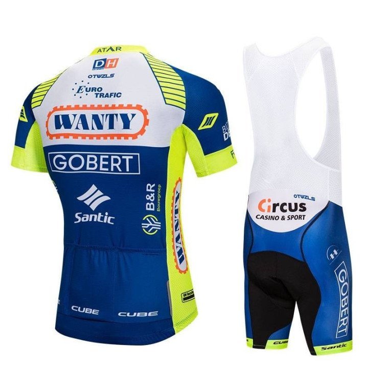 Equipación corta de ciclismo Wanty 2023 a buen precio