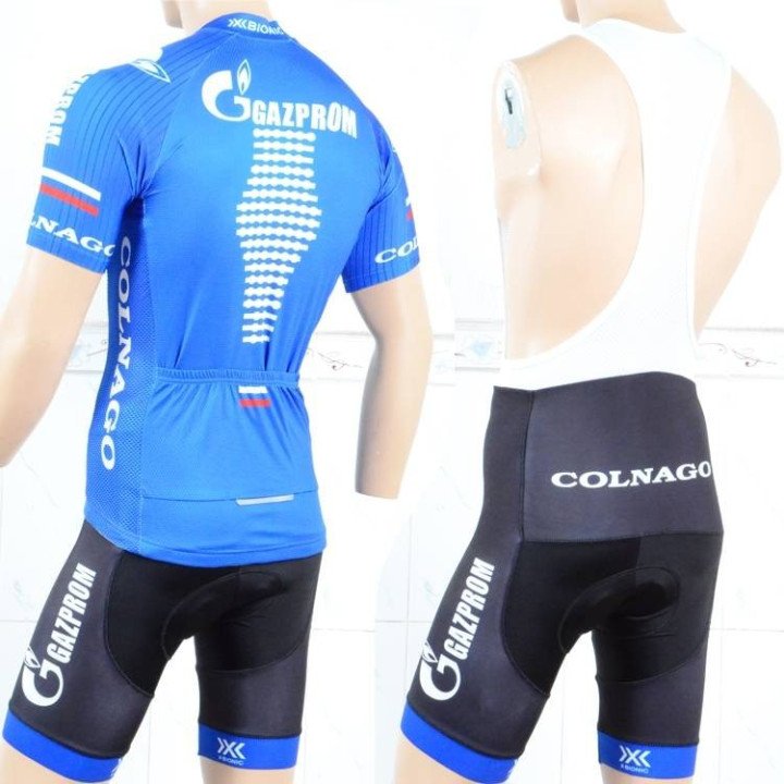 Equipación corta Gazprom Colnago: comodidad y estilo para ciclistas