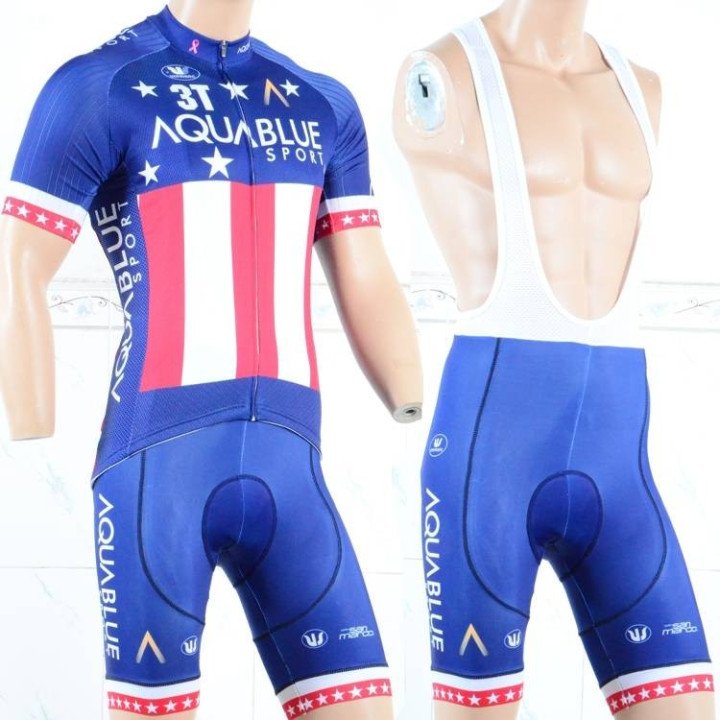 Equipación corta de ciclismo Aquablue USA al mejor precio