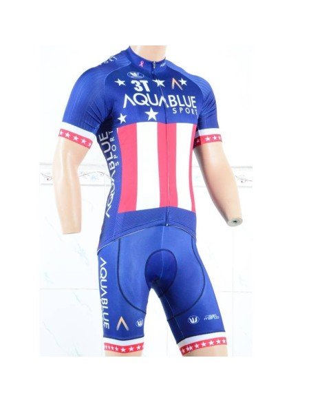 Equipación corta de ciclismo Aquablue USA al mejor precio