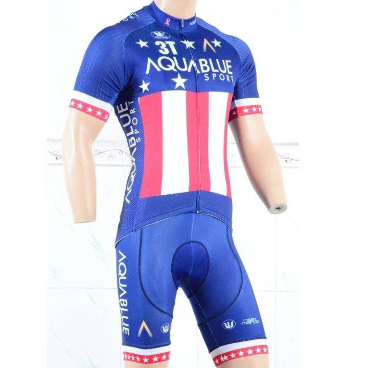 Equipación corta de ciclismo Aquablue USA al mejor precio