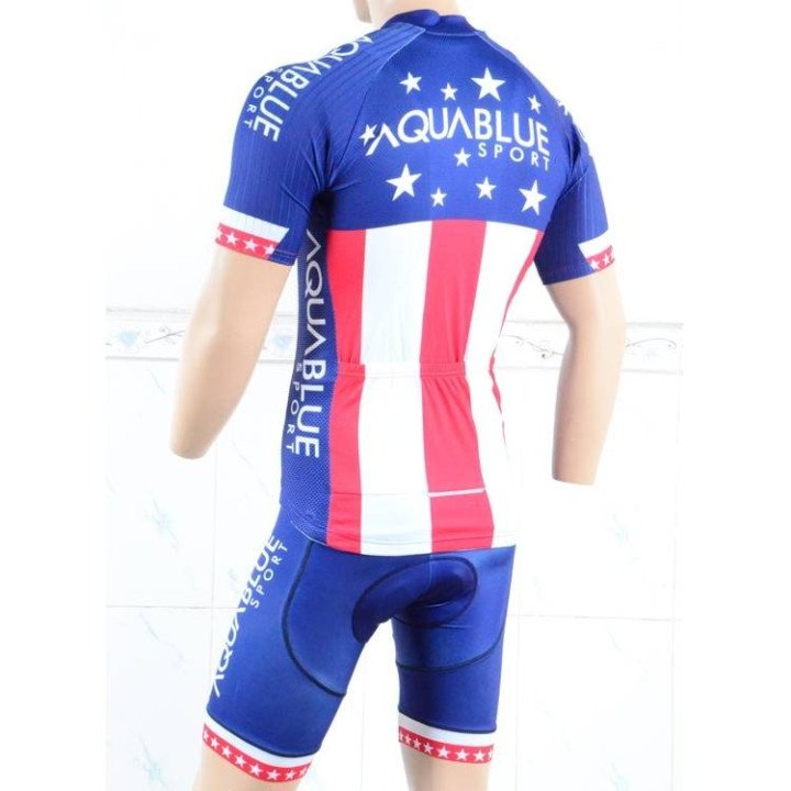 Equipación corta de ciclismo Aquablue USA al mejor precio