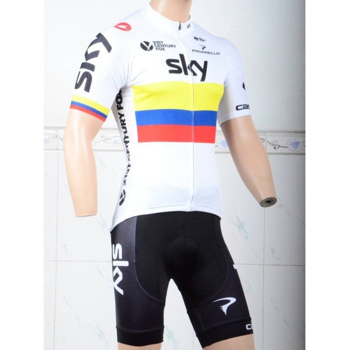 Equipación corta con tirante SKY para ciclismo al mejor precio