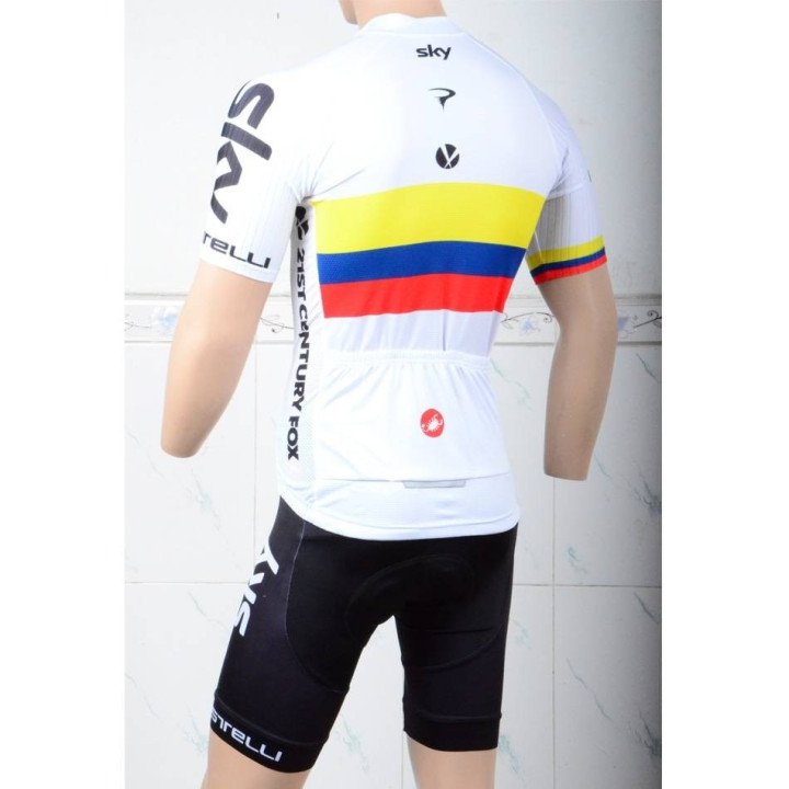 Equipación corta con tirante SKY para ciclismo al mejor precio