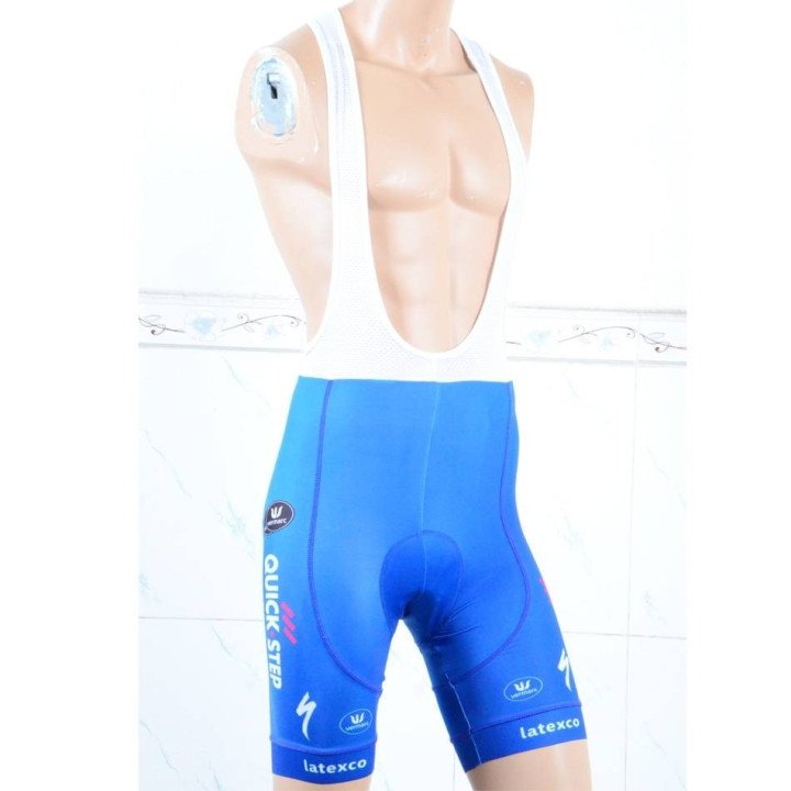 Equipación corta con tirante Quick Step para ciclistas 2023