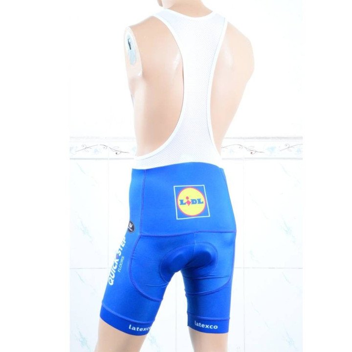 Equipación corta con tirante Quick Step para ciclistas 2023