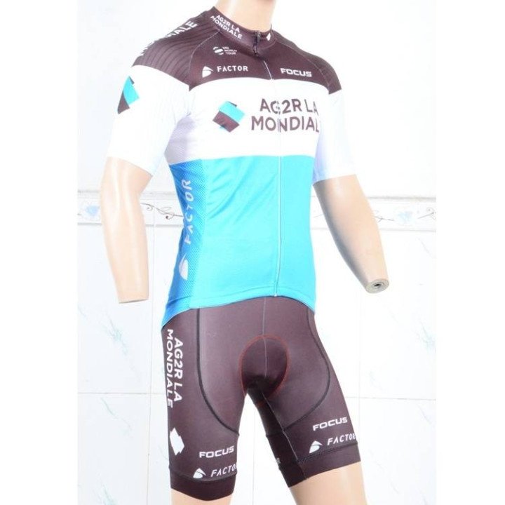 Equipación corta AG2R LA MONDIALE para ciclistas a buen precio