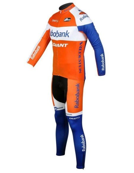 Ropa térmica de ciclismo Rabobank para estar cómodo en cada pedaleo