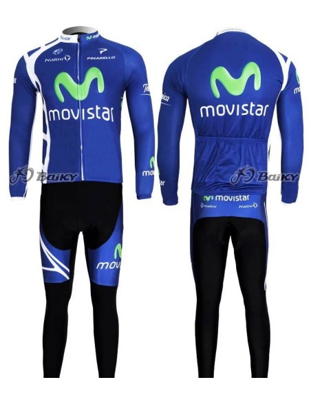 Ropa térmica de ciclismo Movistar para mantenerte cómodo en tus rutas