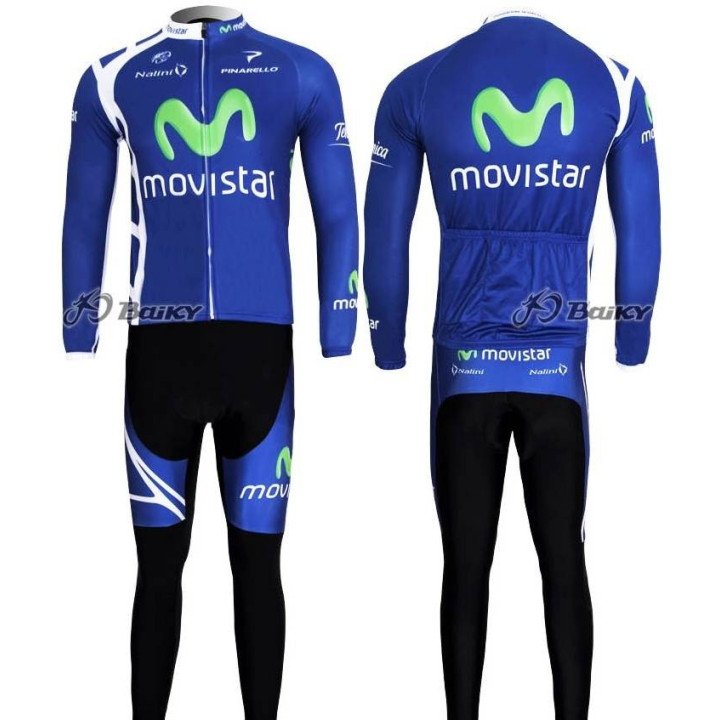 Ropa térmica de ciclismo Movistar para mantenerte cómodo en tus rutas