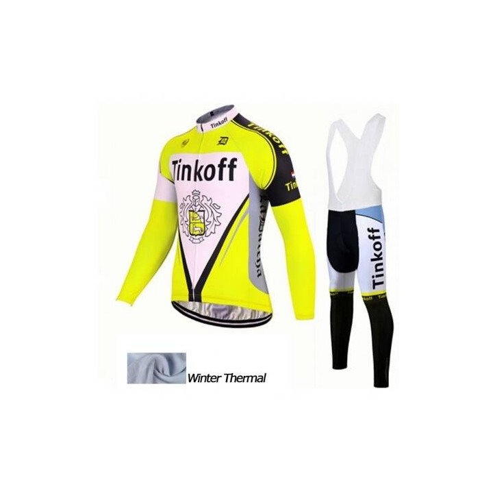 Ropa térmica de ciclismo Tinkoff para estar cómodo en cada pedaleada