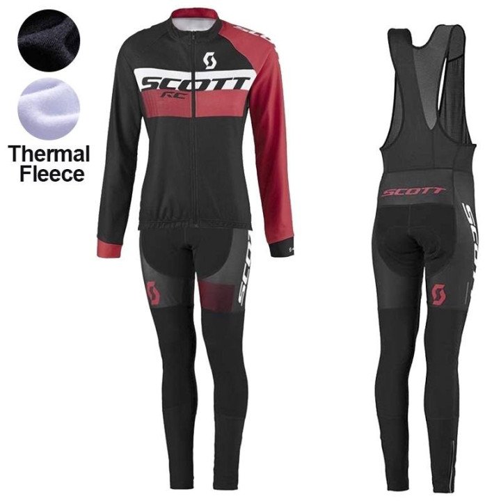 Ropa térmica de ciclismo para mujer Scott, comodidad y estilo en tus rutas