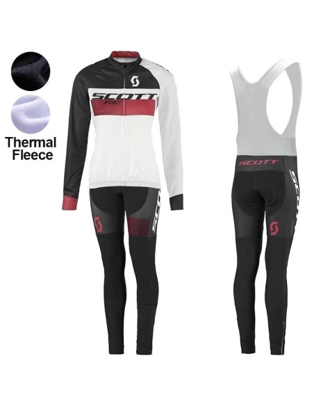 Ropa térmica de ciclismo para mujer Scott, comodidad y estilo en cada pedaleo