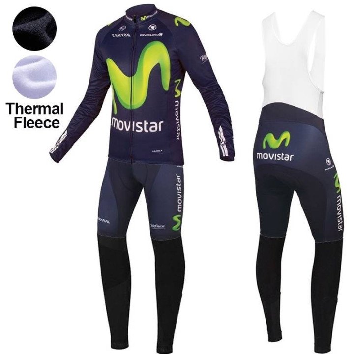 Ropa térmica de ciclismo Movistar para disfrutar en cada pedaleo