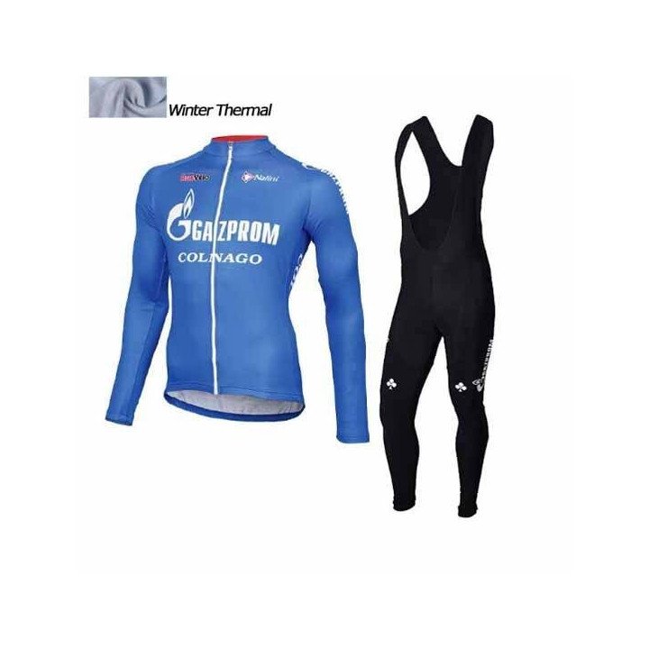 Ropa térmica para ciclistas GAZPROM, comodidad y estilo en cada ruta