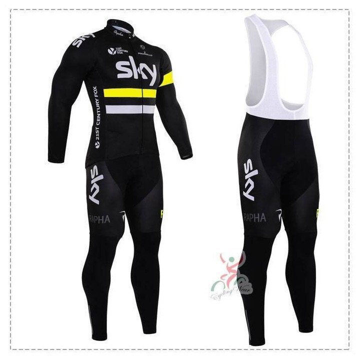 Ropa térmica de ciclismo SKY con tirantes para tu comodidad en cada ruta