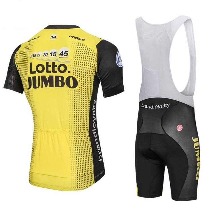 Equipación de Ciclismo Lotto: Conjunto Corto para Pedalear Cómodo
