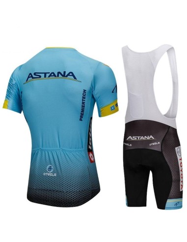 Equipación de Ciclismo Astana: Conjunto Corto a Buen Precio