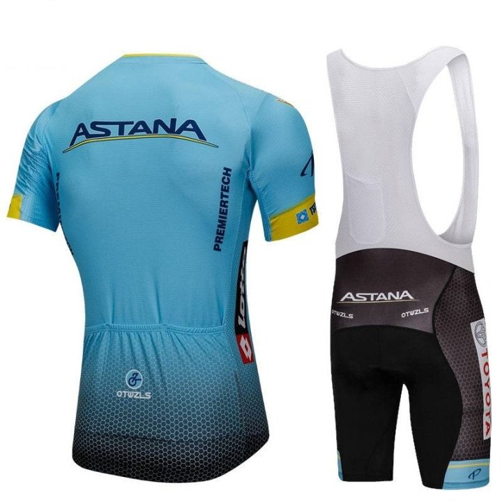 Equipación de Ciclismo Astana: Conjunto Corto a Buen Precio