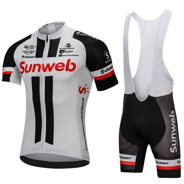 Equipación de Ciclismo Sunweb Giant: Conjunto Corto a Buen Precio