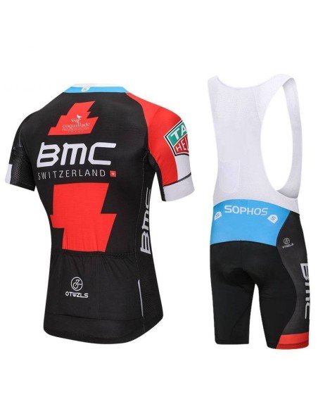 Equipación de Ciclismo BMC: Conjunto Corto para Pedalear Cómodo
