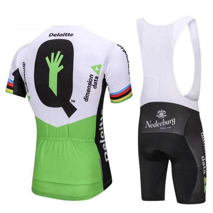 Equipación de Ciclismo Dimension Data: Conjunto Corto a Buen Precio