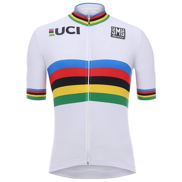 Equipación de Ciclismo UCI World Champion: Conjunto Corto a Buen Precio