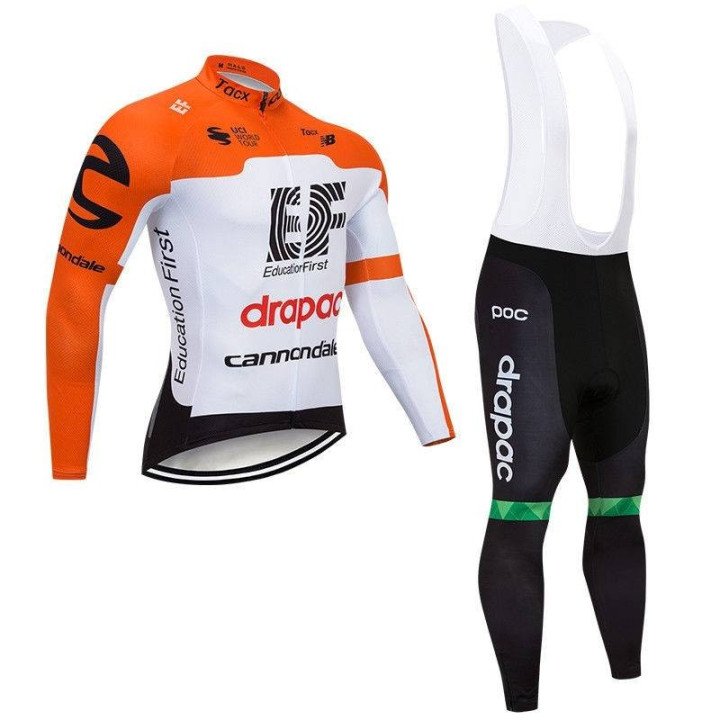 Ropa térmica de ciclismo EF Drapac Cannondale para estar cómodo en tus rutas