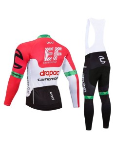 Ropa de ciclismo térmica EF Drapac Cannondale para pedalear cómodo 2
