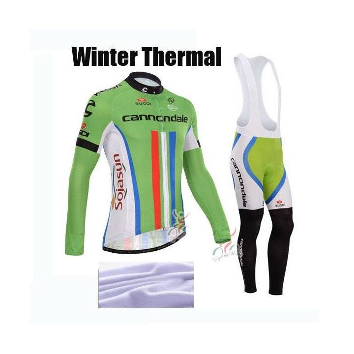 Ropa térmica de ciclismo Cannondale que te mantendrá cómodo