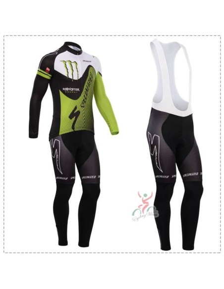 Ropa de ciclismo de invierno con tirantes Specialized Monster para estar cómodo y abrigado
