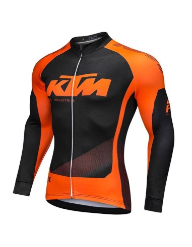 Maillot térmico largo para ciclistas KTM, comodidad y estilo en tus rutas
