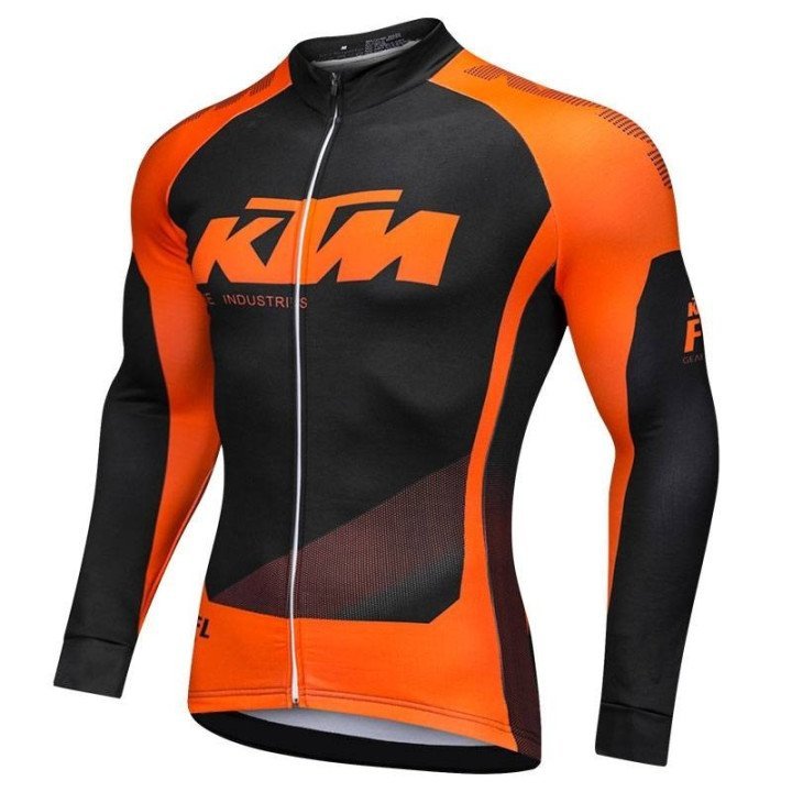 Maillot térmico largo para ciclistas KTM, comodidad y estilo en tus rutas
