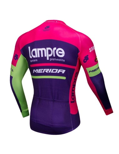 Maillot térmico Lampre para ciclistas, cómodo y práctico