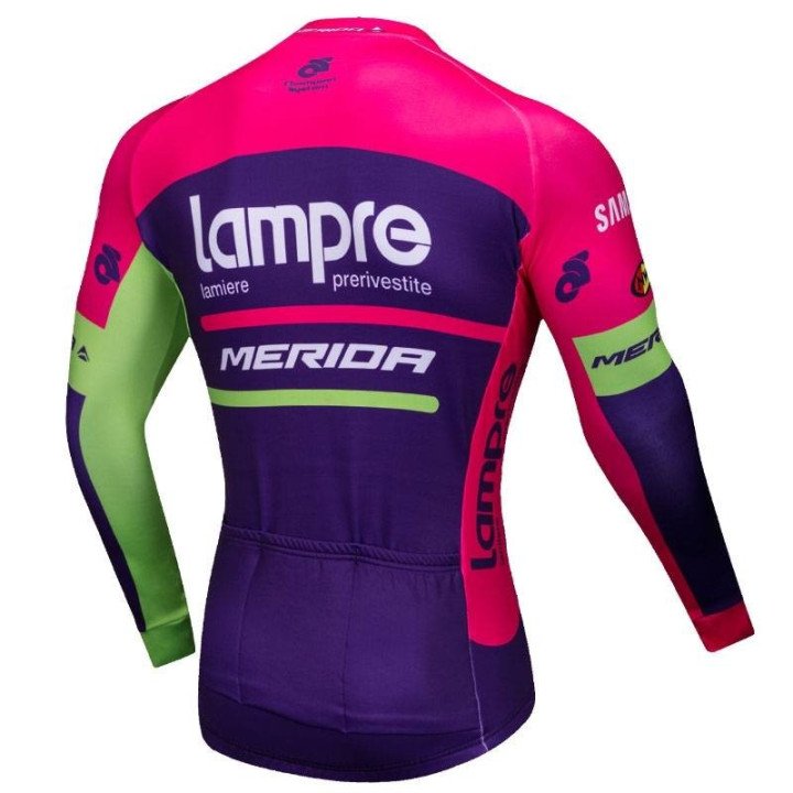 Maillot térmico Lampre para ciclistas, cómodo y práctico