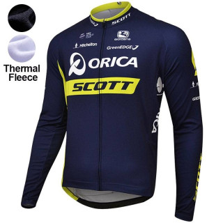 Maillot largo térmico ORICA SCOTT para ciclistas que buscan comodidad y estilo