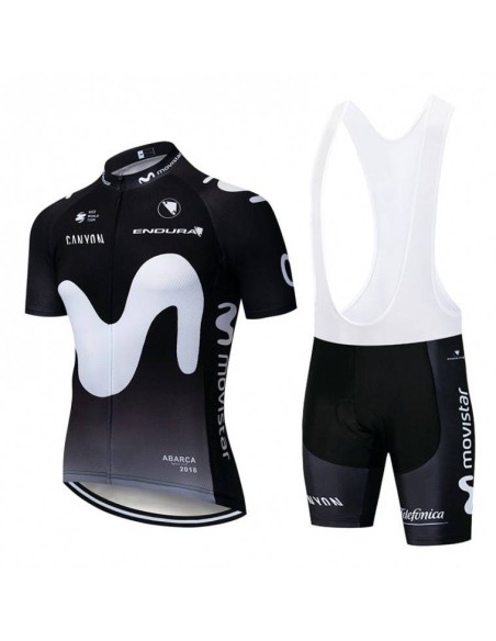 Ropa de ciclismo Movistar: conjunto corto ideal para tus salidas
