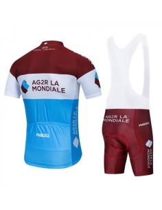 Ropa de Ciclismo AG2R La Mondiale Conjunto Corto a Buen Precio 2