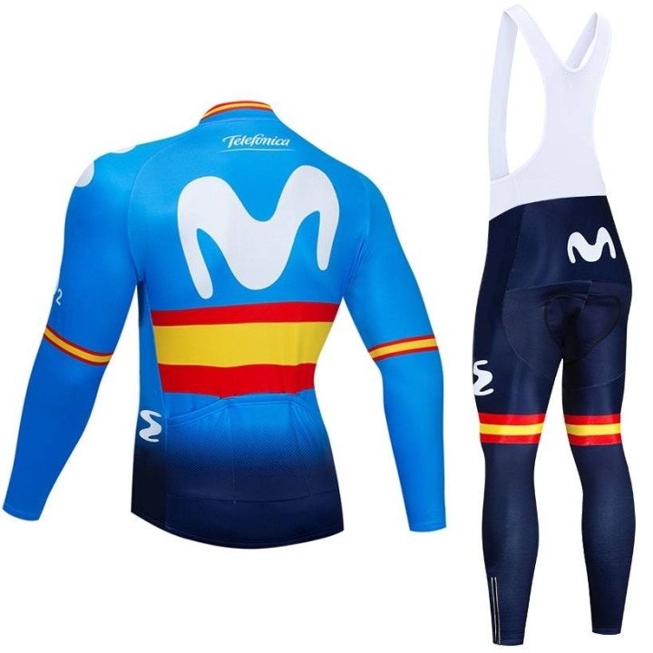 Ropa térmica de ciclismo Movistar para estar cómodo y abrigado