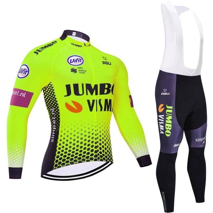 Ropa térmica de ciclismo Jumbo Visma para tus aventuras en bicicleta