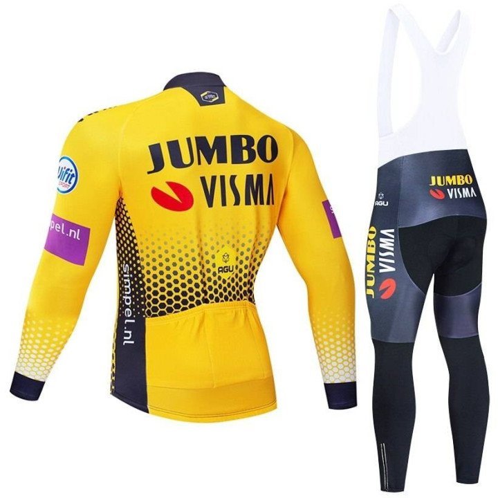 Ropa térmica de ciclismo Jumbo Visma para estar cómodo y abrigado